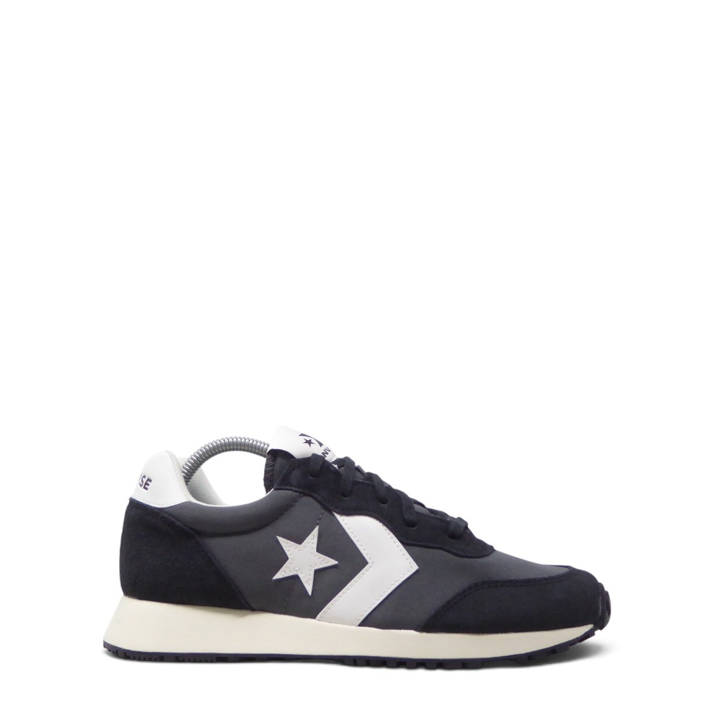 Converse Omega Trainer Sneakers Shoes Black Gray Low Top Mens 8 / Womens 9.5
